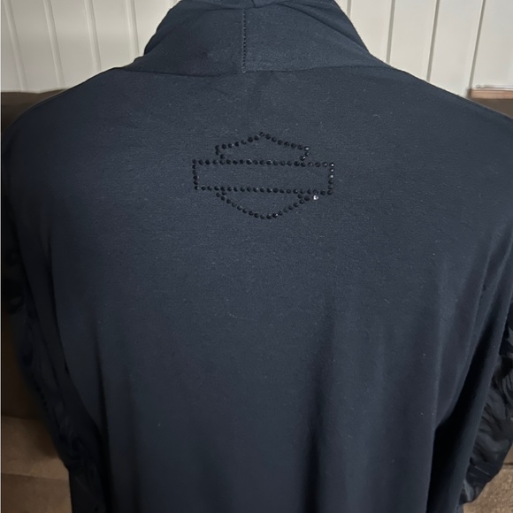 Harley Davidson • Size 1X/2X-Large • Black • Sweater Cardigan - Picture 9 of 14